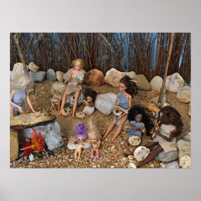 Middag serveras. poster (Framsidan)