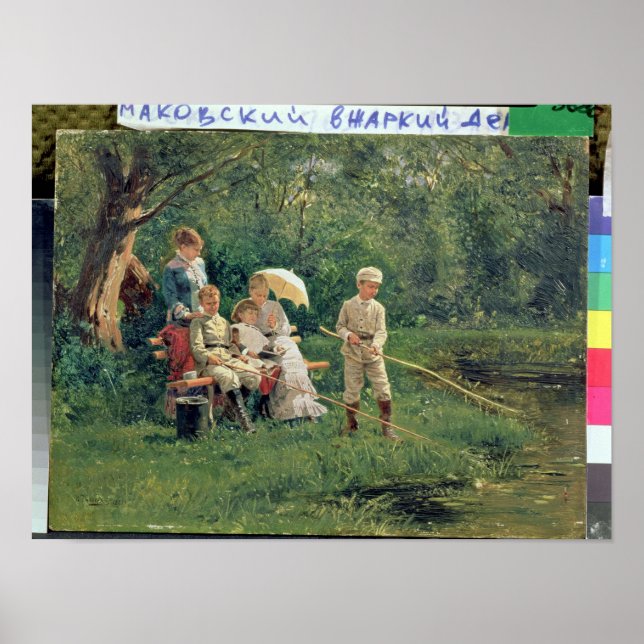 Middag Sol, 1881 Poster (Framsidan)