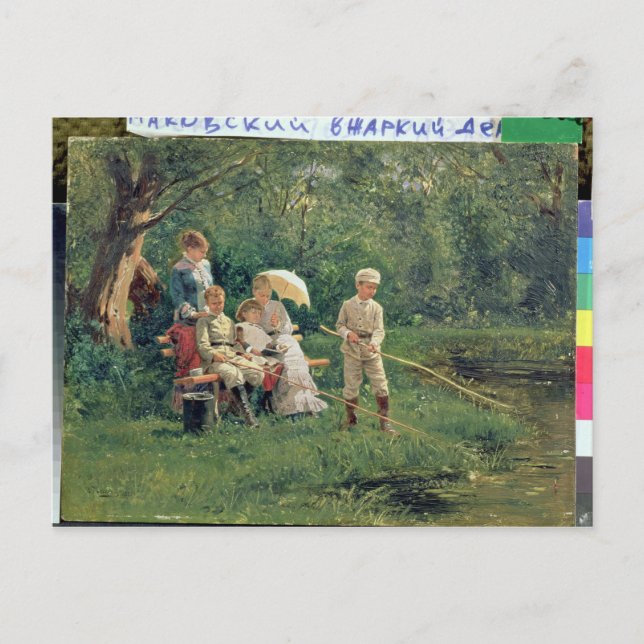 Middag Sol, 1881 Vykort (Framsida)