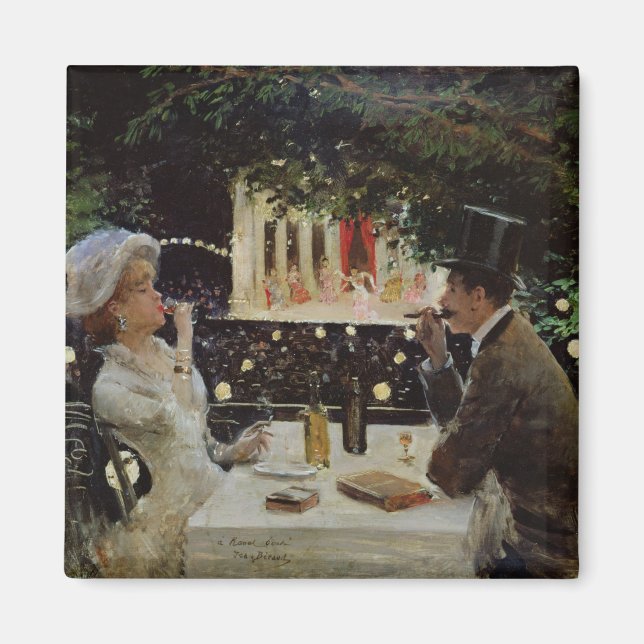 Middag vid Les Ambassadeurs, 1882 Magnet (Framsidan)