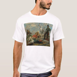 Middagarna vilar (sjömän som Yarning), 1906 (olj T-shirt