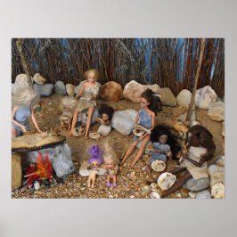 Middagen är serverad. poster