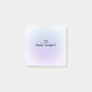Middagen daterar post-it block