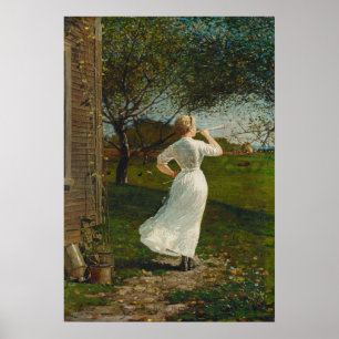 Middagshorn - Winslow Homer Fine Art Poster