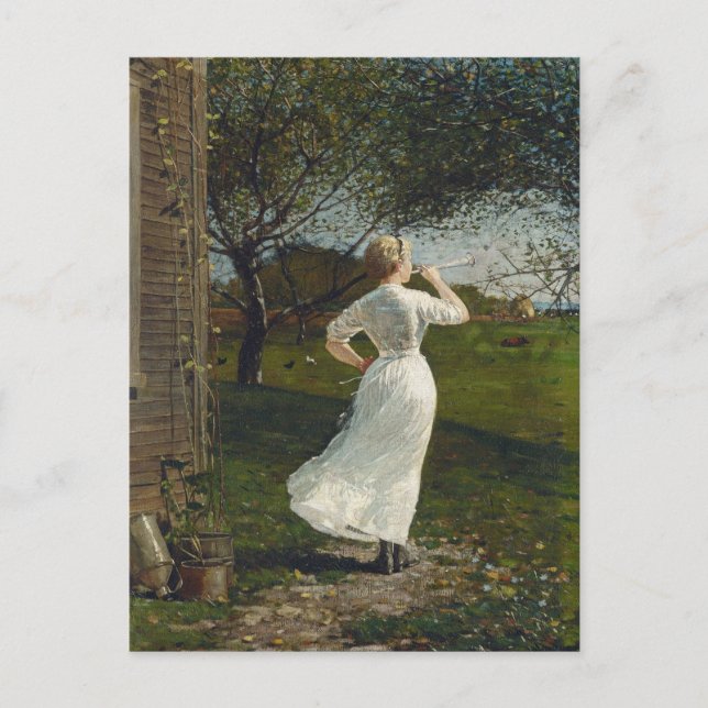 Middagshornet av Winslow Homer Vykort (Framsida)