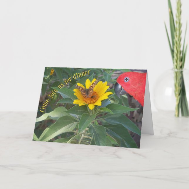 Middagsinbjudan Inbjudan (Framsida)