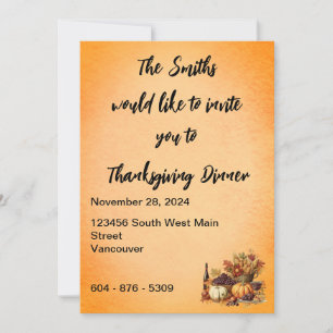 Middagsinbjudan Inbjudningar