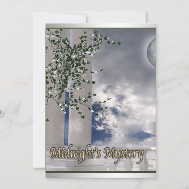 Middagsinbjudningar Moonlight Mystery Prom-inbjuda Inbjudningar (Framsida)