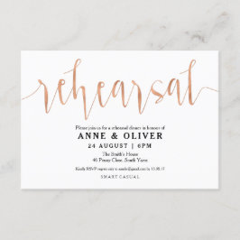 Middagsinbjudningar till ro Guld Bröllop Inbjudningar