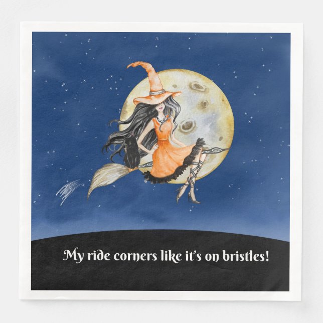 Middagsservetter, Witch sötstrand Pappersservett (Framsida)