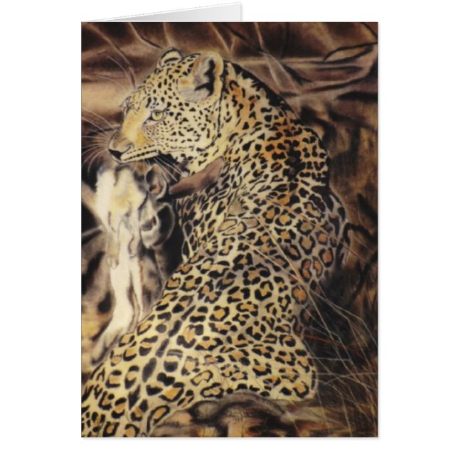 "Middagstid ", Hälsningskort (Framsidan)