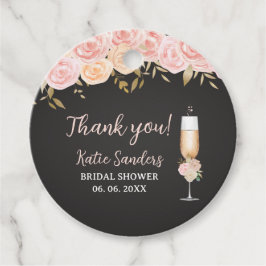 Midday Mimosa Bridal Shower Opulent Blooms Gåvor Etiketter