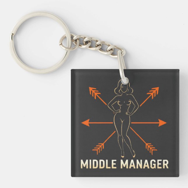 Middle Manager Arrows Graphic T-Shirt V1 (Framsidan)