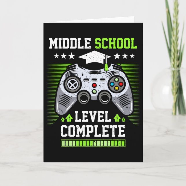 Middle School Level Complete Graduation Cl 2025 Ga Kort (Framsida)