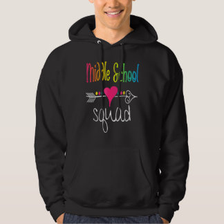Middle School Squad Teacher Student Team Back To S Hoodie