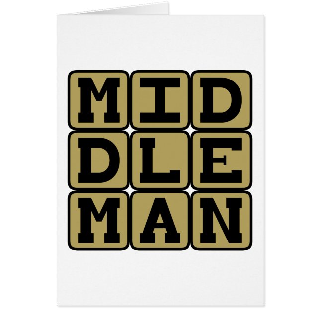Middleman, Interloper Hälsningskort (Framsidan)