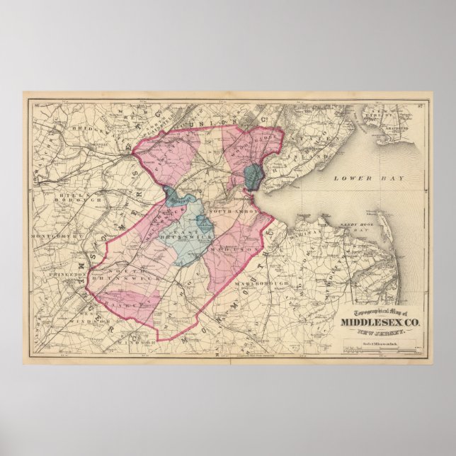 Middlesex County, NJ Poster (Framsidan)