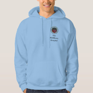 Middlesex sjukhusblek - blåttHoodie (emblem+titel) Hoodie