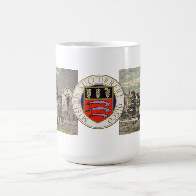 Middlesex sjukhusmugg (färg & emblem) kaffemugg (Center)