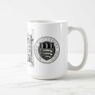 Middlesex sjukhusmugg med det B-/Wetsning & emblem Kaffemugg