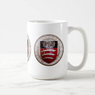 Middlesex sjukhusmugg med färgemblem kaffemugg