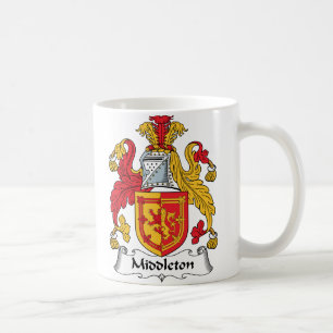 Middleton familjvapensköld kaffemugg