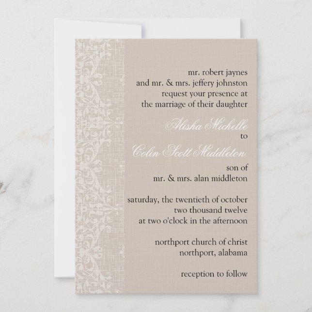 Middleton Inbjudningar (Framsida)