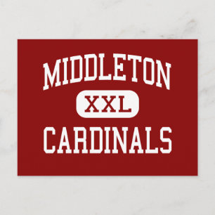 Middleton - kardinaler - High - Middleton Wisconsi Vykort
