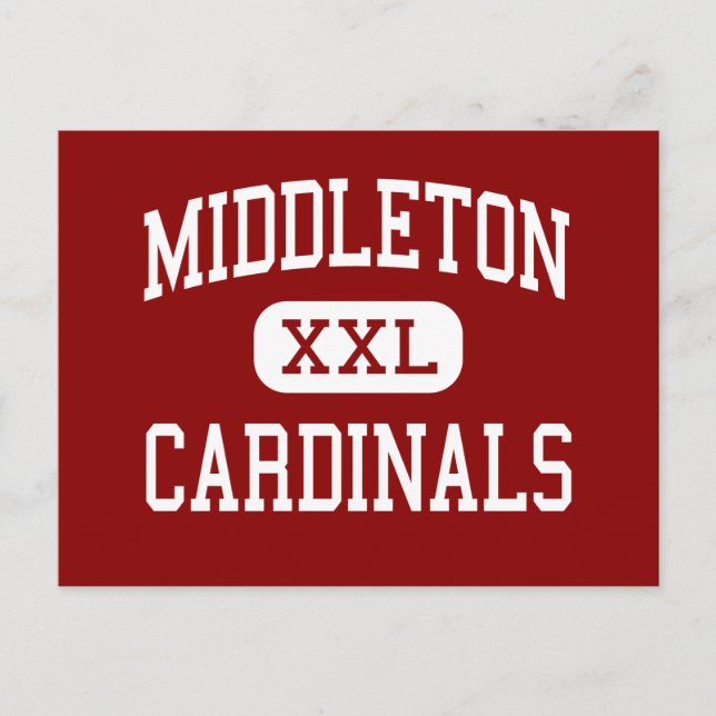 Middleton - kardinaler - High - Middleton Wisconsi Vykort (Framsida)