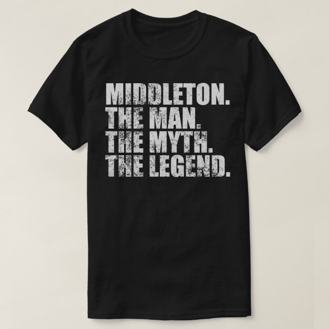 Middleton Middleton Family namn Middleton efternam T Shirt (Design framsida)