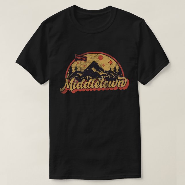 Middletown, Connecticut T Shirt (Design framsida)