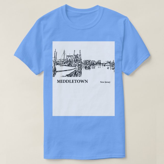 Middletown New jersey 3 T Shirt (Design framsida)