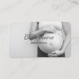 Midfru Birth Doula Visitkort