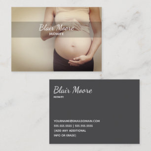 Midfru Birth Doula Visitkort