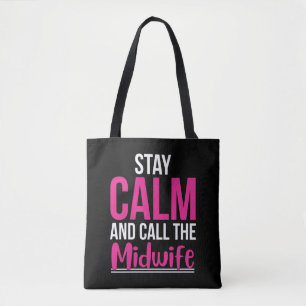 Midfru Call Funny Baby Delever Doula Tygkasse