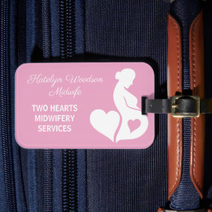 Midfru Doula Bevackra Gravids Rosa Bagagebricka