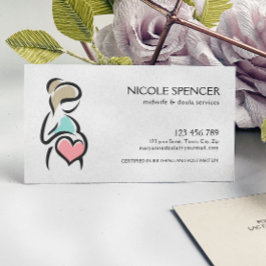 Midfru Doula Birth Coach Lactation Consultant Visitkort