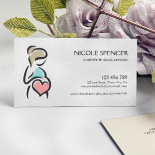 Midfru Doula Birth Coach Lactation Consultant Visitkort