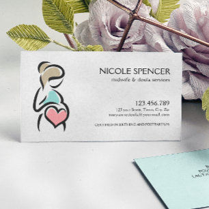 Midfru Doula Birth Coach Lactation Consultant Visitkort