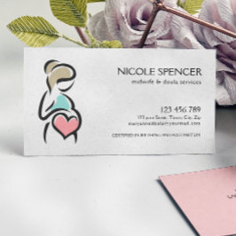 Midfru Doula Birth Coach Lactation Consultant Visitkort