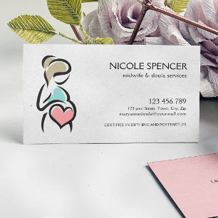 Midfru Doula Birth Coach Lactation Consultant Visitkort