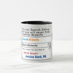 Midfru Funny Best Search Mugg