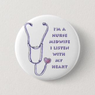 Midfru Nurse Heart Pin Knapp