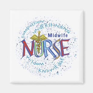 Midfru Nurse Motto Magnet