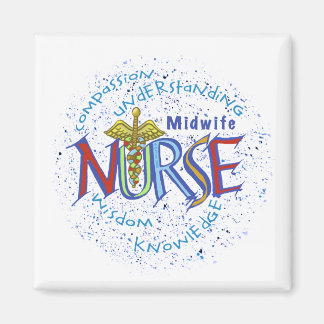 Midfru Nurse Motto Magnet