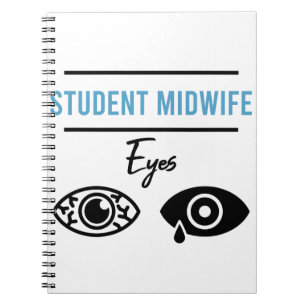 Midfru Student Costume Midwifery Funny Gift Anteckningsbok