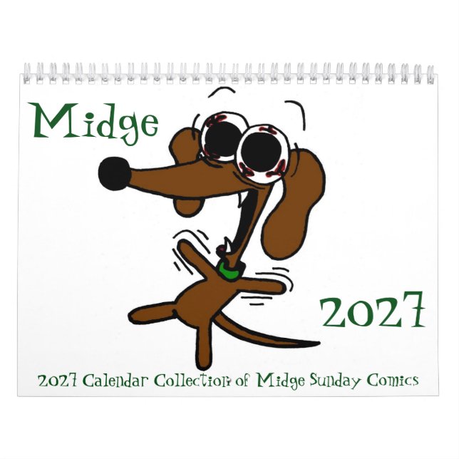 Midge 2027 'Söndagsserier' Kalender (Omslag)