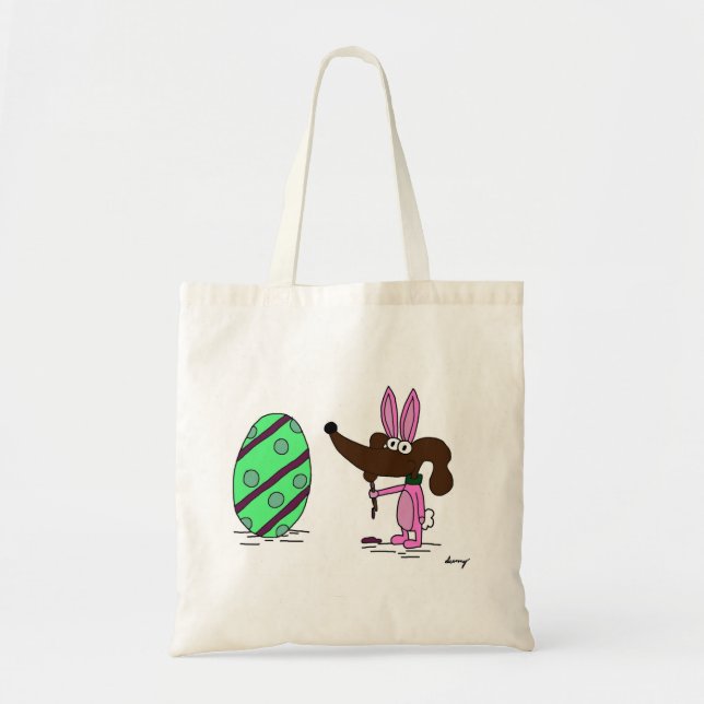 Midge Anpassade Påsk Tote Bag Tygkasse (Framsidan)