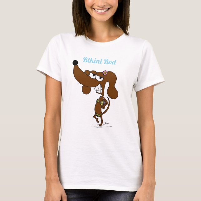 Midge "Bikinikropp"-T-shirt T Shirt (Framsida)