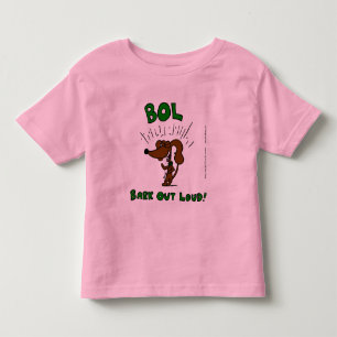 Midge ’BOL Bark Out Loud’ Småbarn Ringer T-Shirt